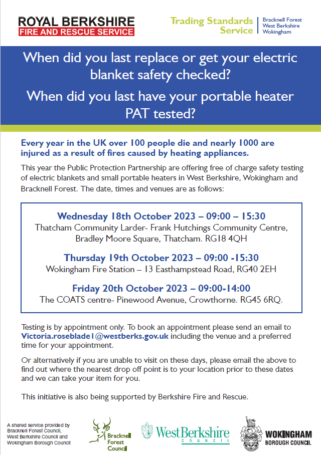 Electric safety testing Oct 2023
